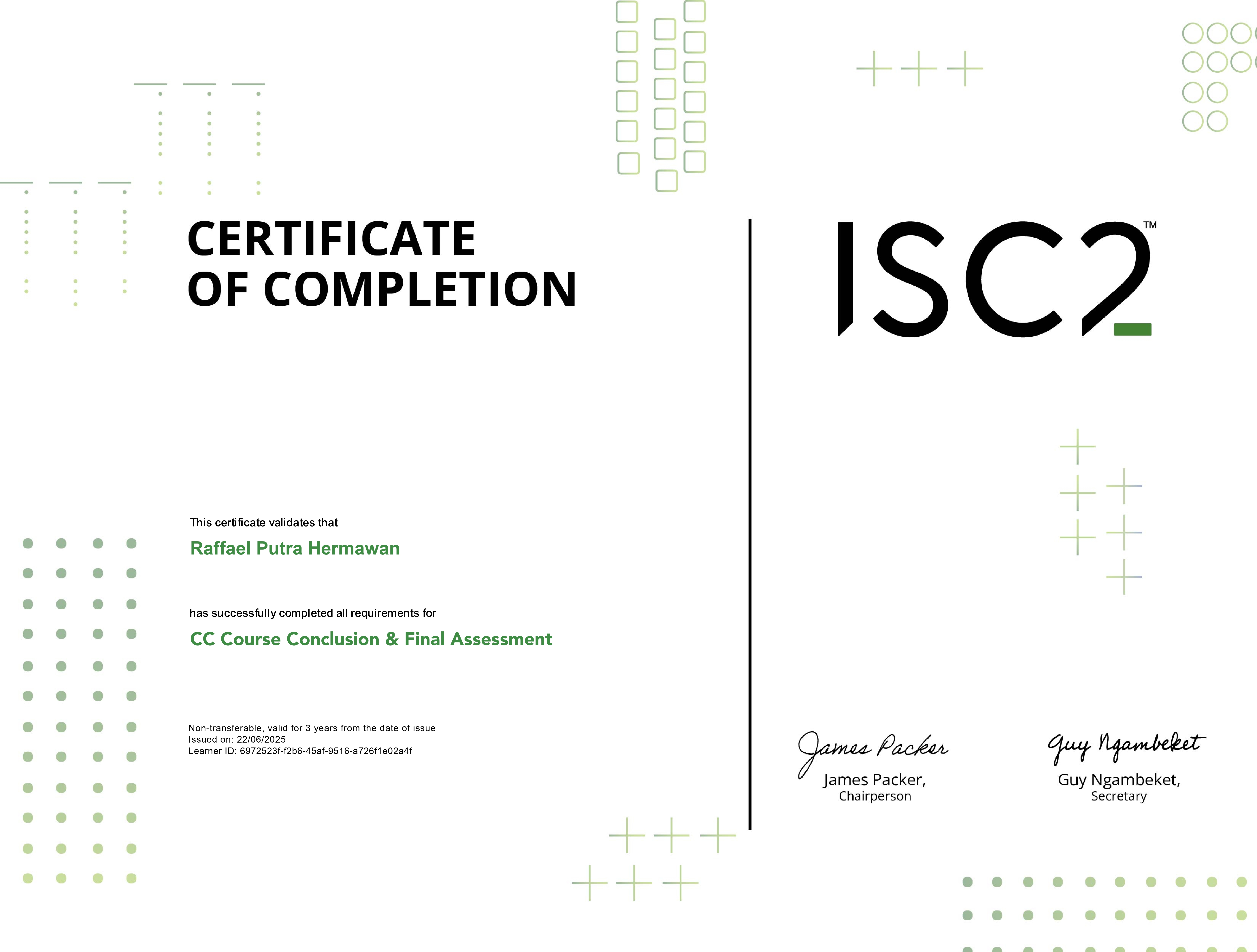 Certificate 1