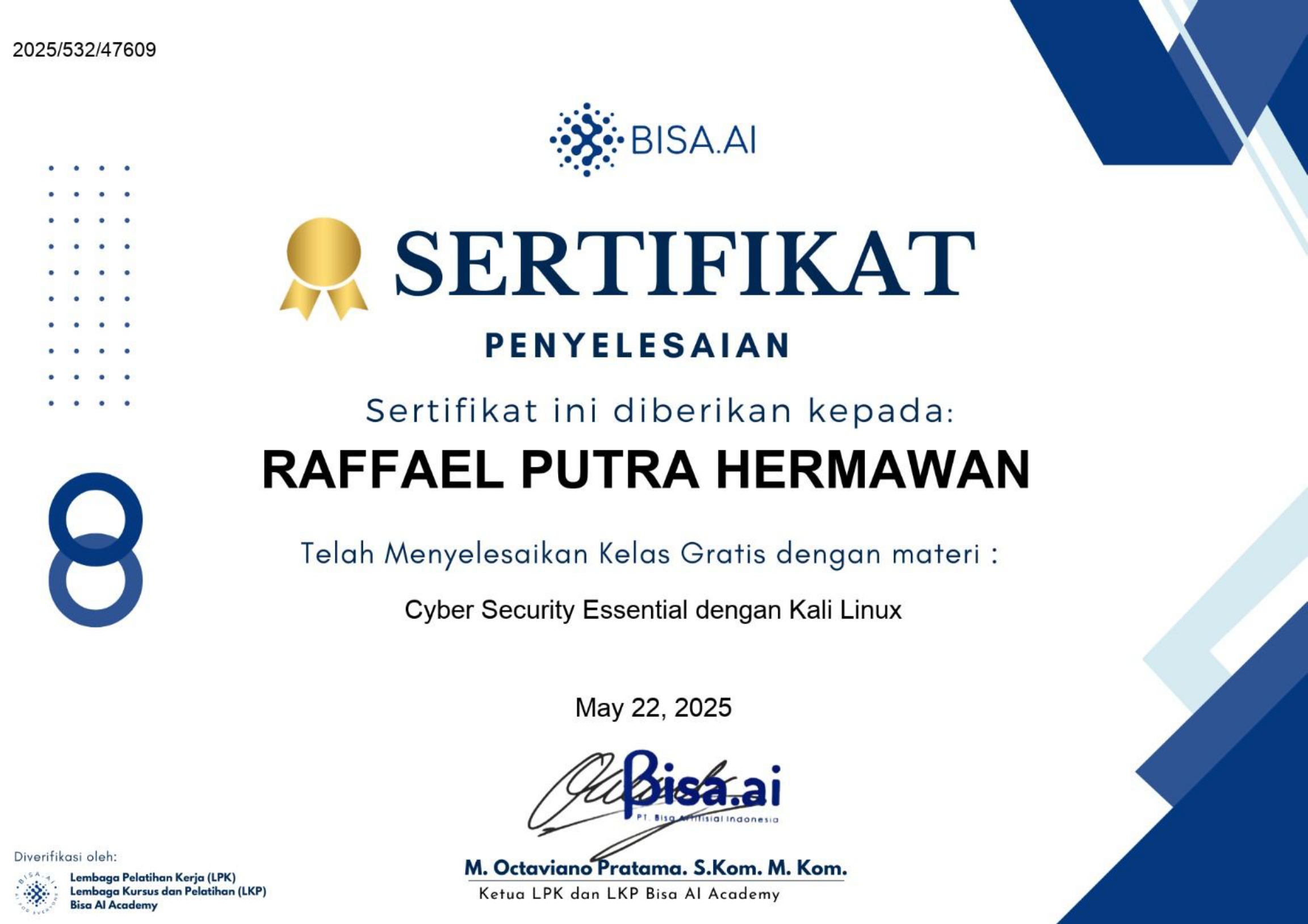 Certificate 5
