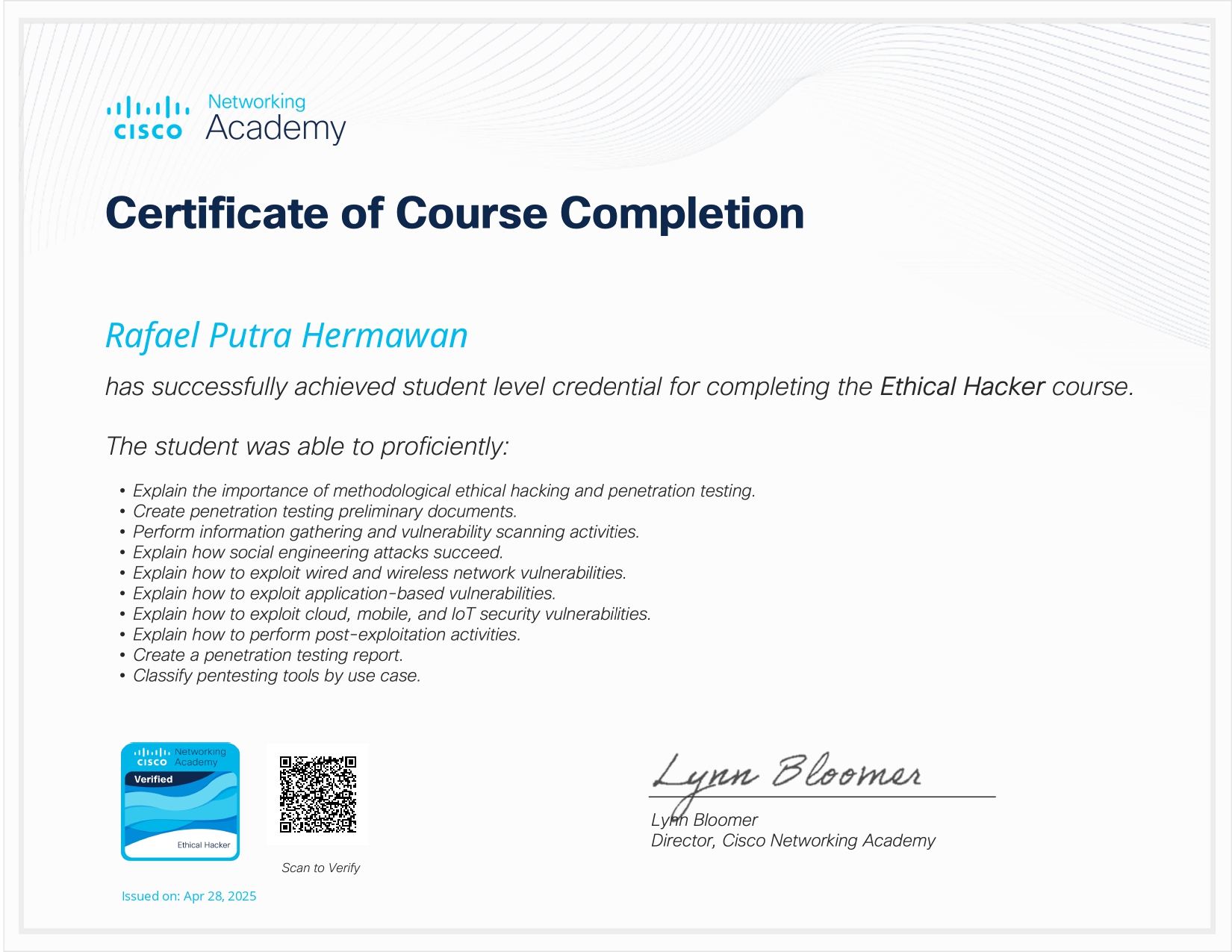 Certificate 9