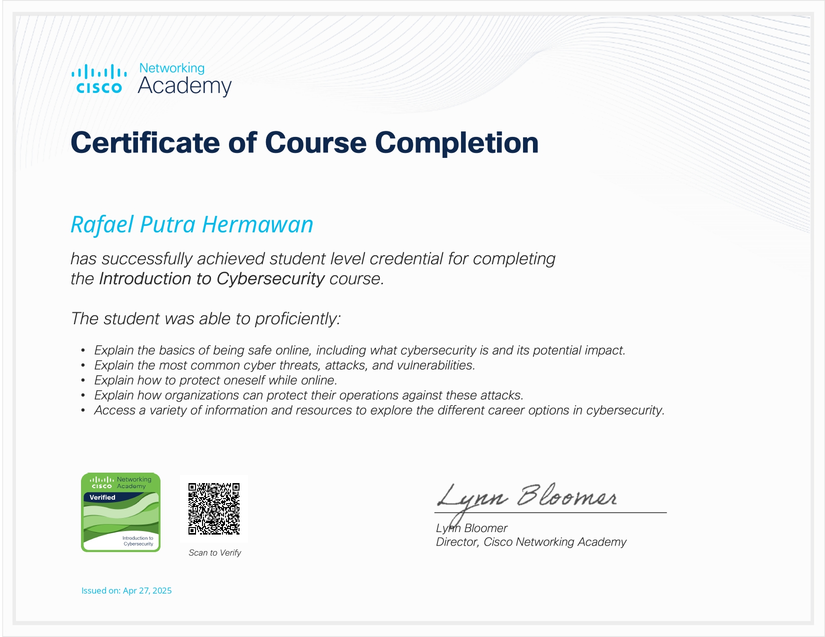 Certificate 11