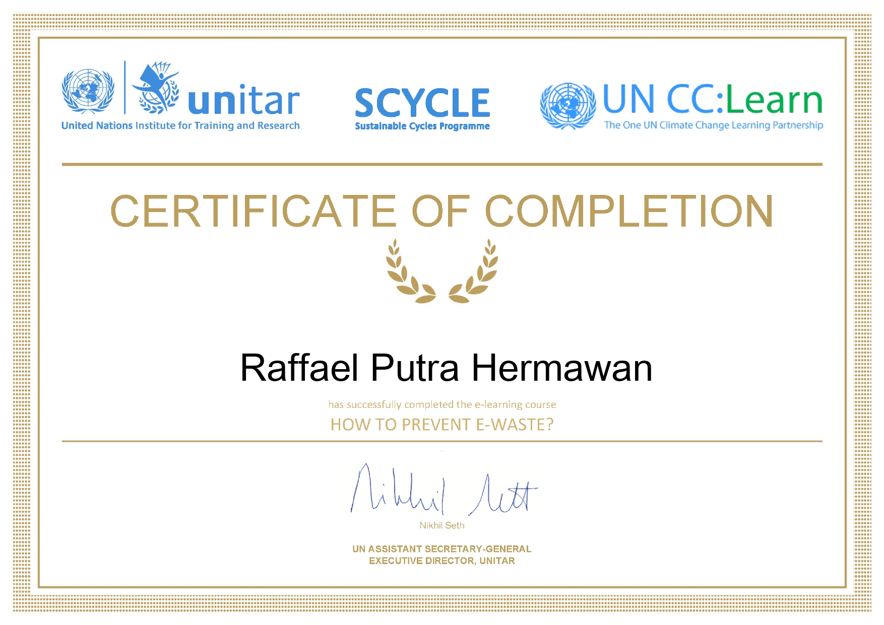 Certificate 23